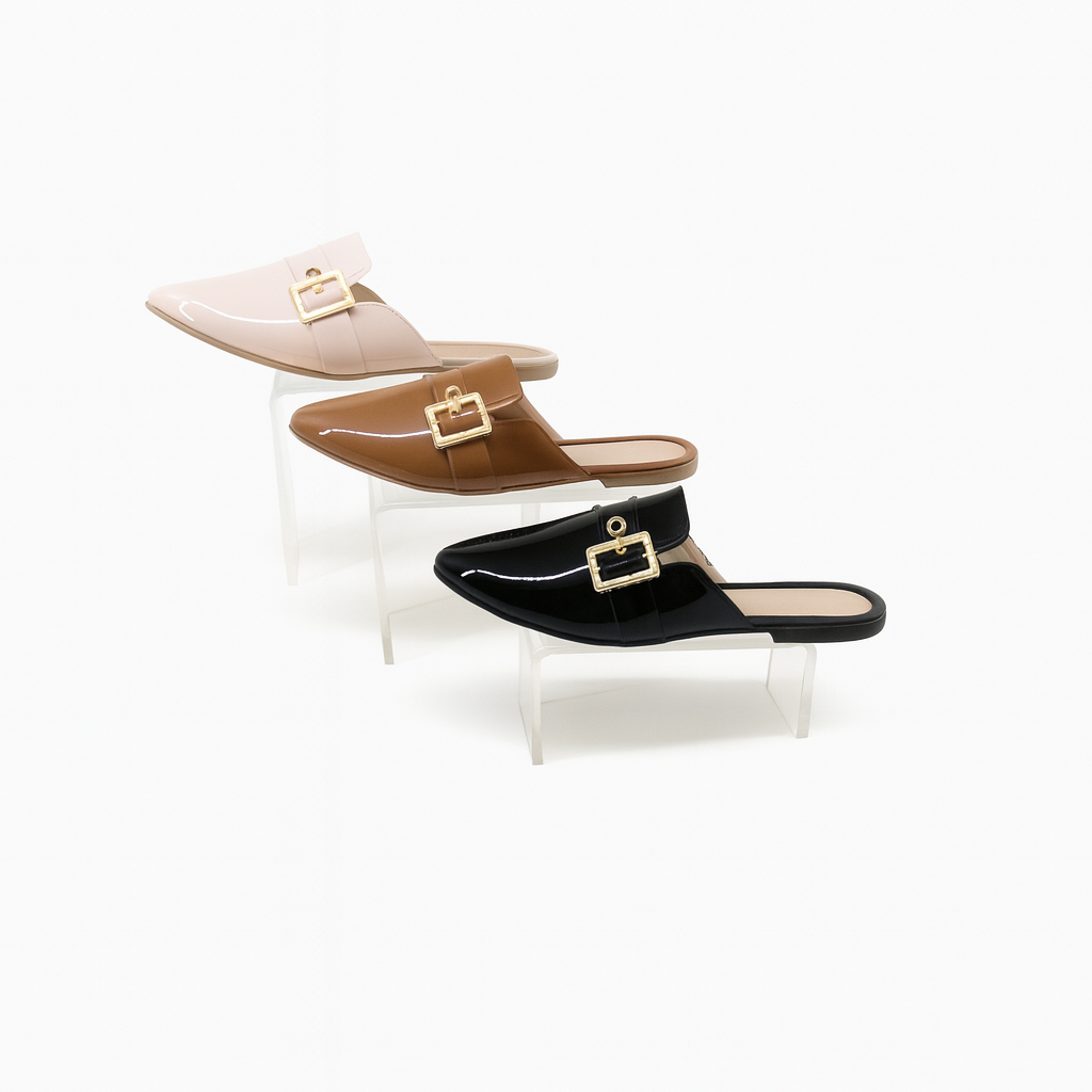 حذاء نسائي بكعب عالٍ مع إبزيم 20660