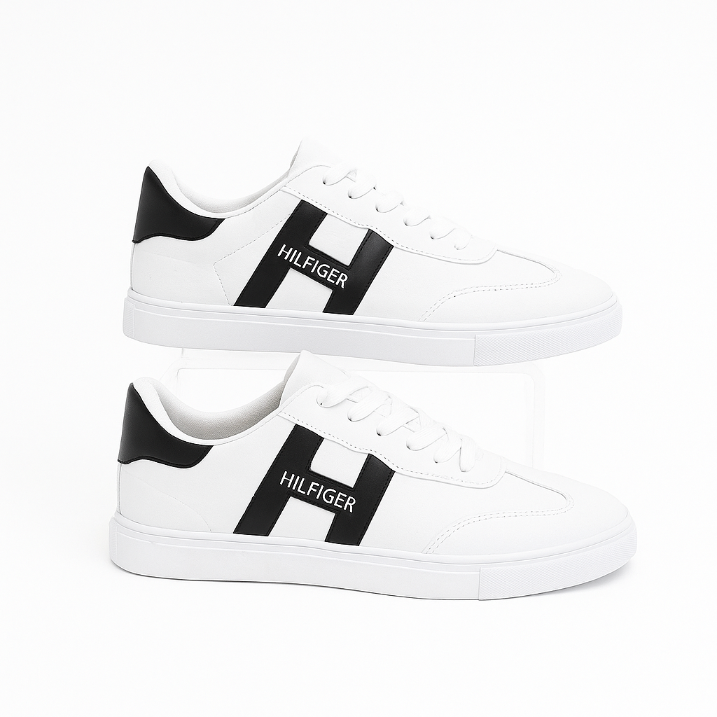 حذاء رياضي تومي هيلفيغر باندورا للرجال باللون الأبيض. 8561