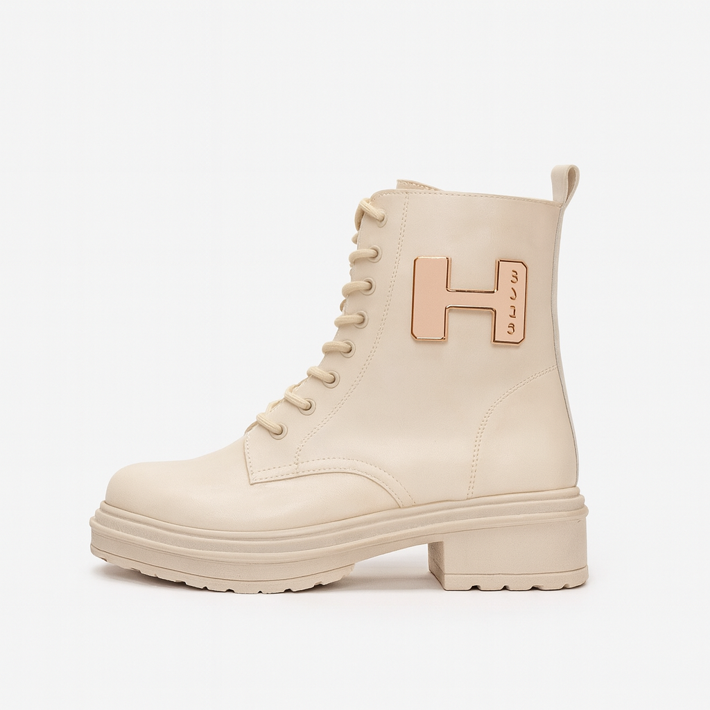 حذاء قتالي بيج برباط ونعل سميك 18511