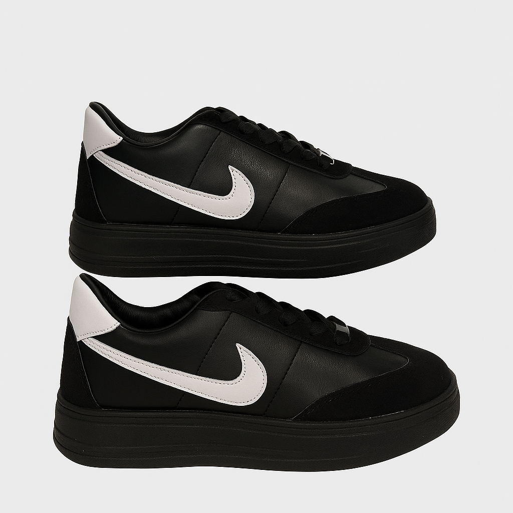 حذاء رياضي Nike Air Force 1 باللون الأسود 36886
