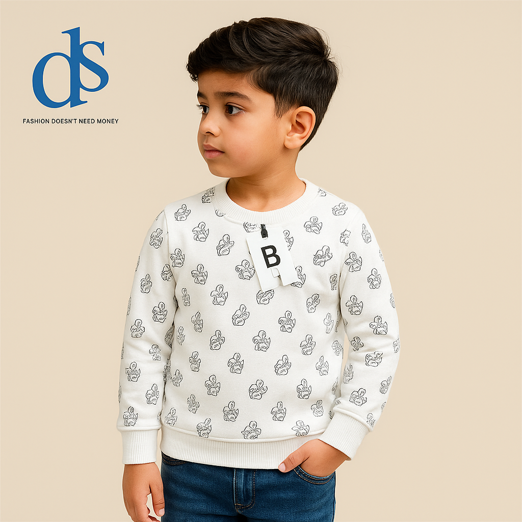 سويت شيرت أبيض 70172