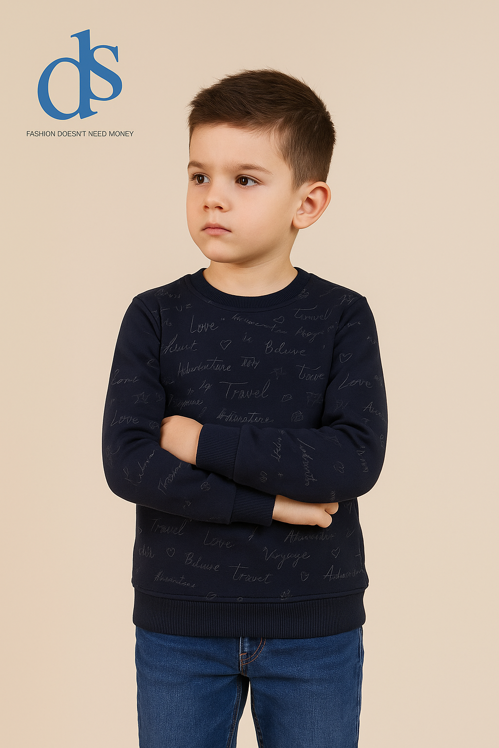 سويت شيرت كحلي 70172