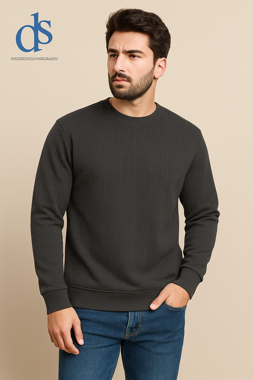 سويت شيرت رمادي 70295