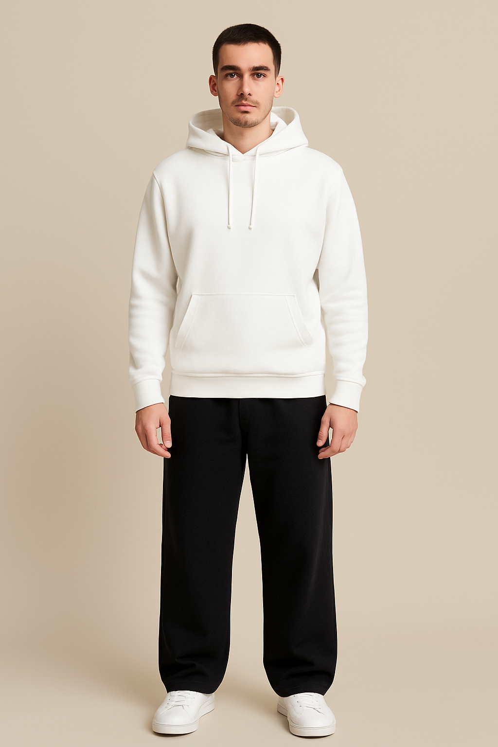 بنطال أسود واسع الساق 70262