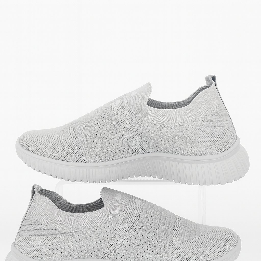 حذاء رياضي سهل الارتداء من سكيتشرز، لون رمادي. 151811