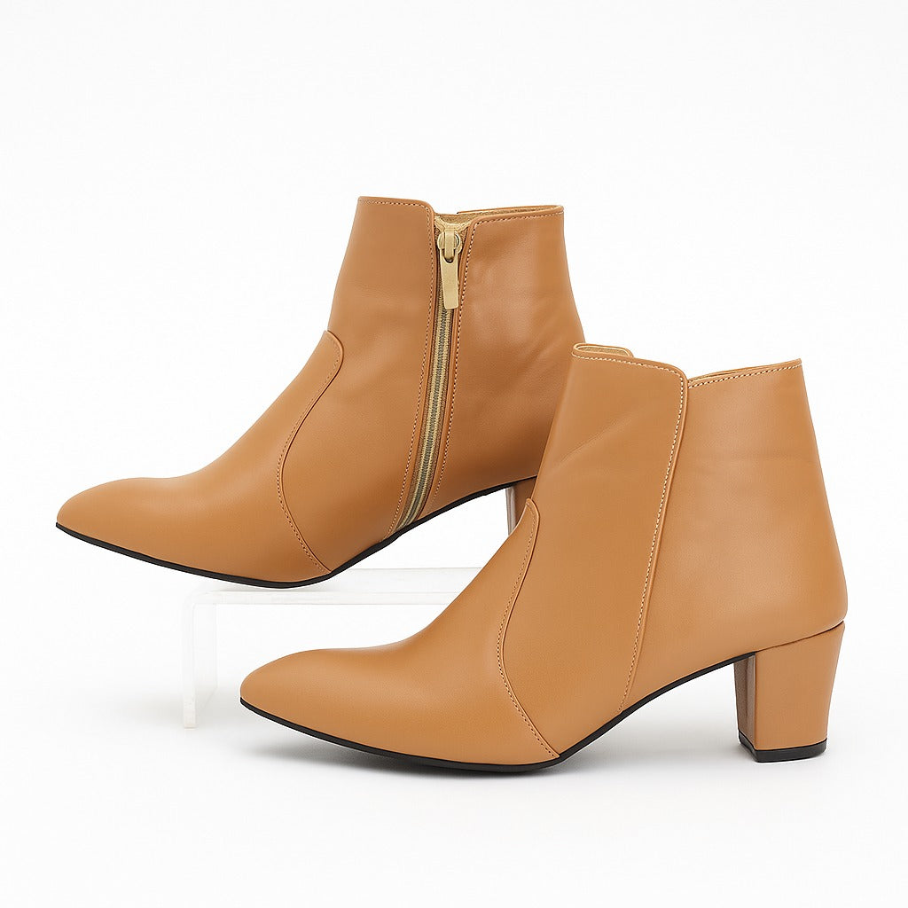 حذاء قصير بني 18313