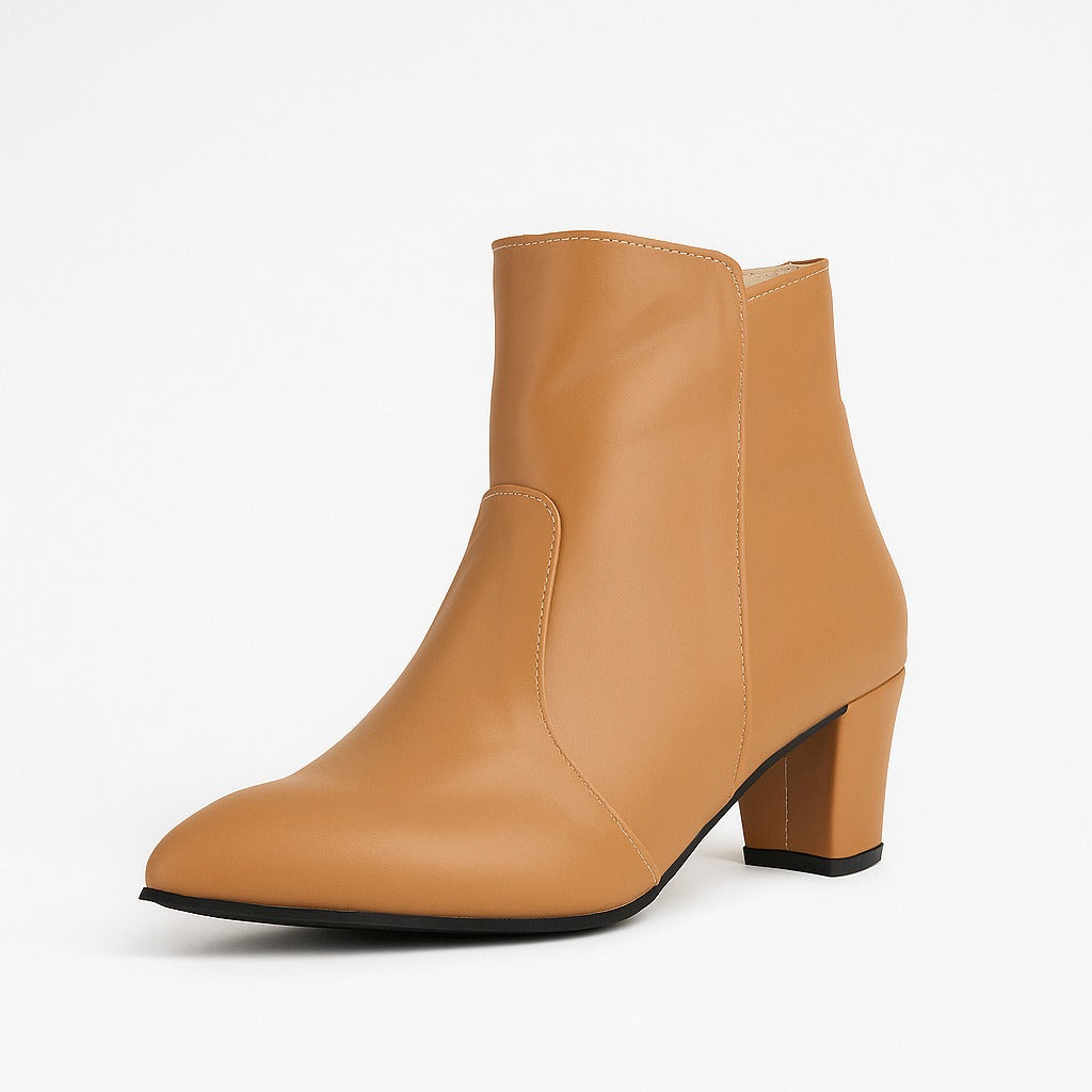 حذاء قصير بني 18313