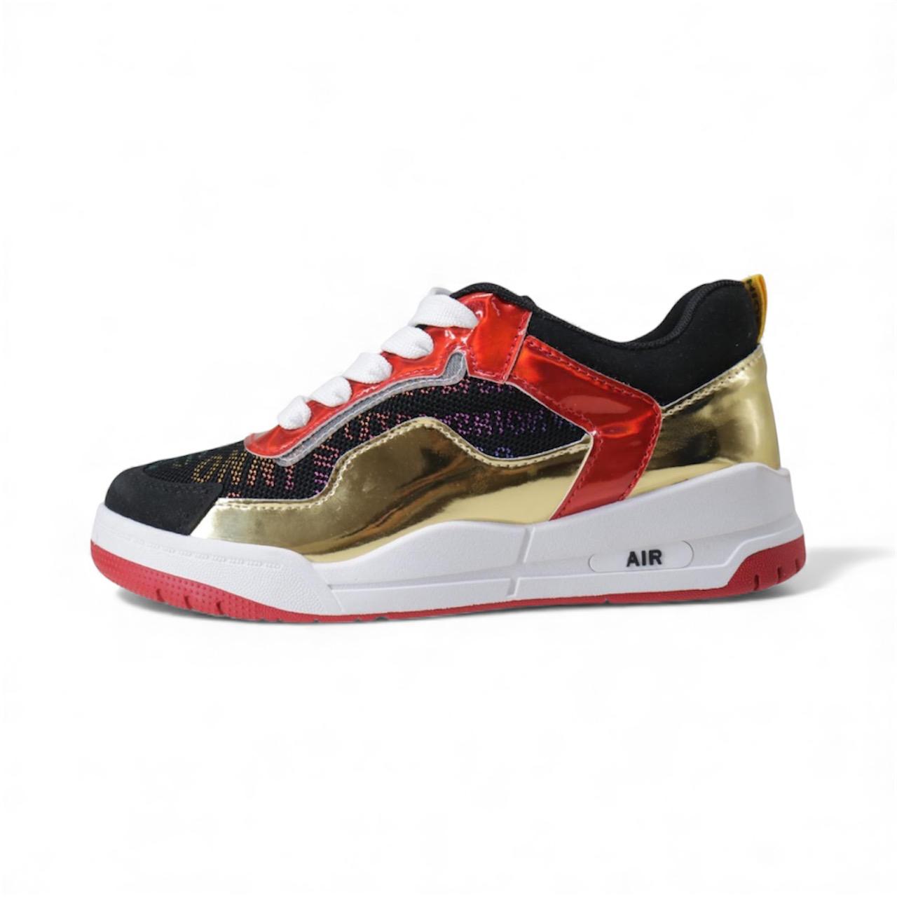 حذاء رياضي نسائي بلمسات معدنية 152037